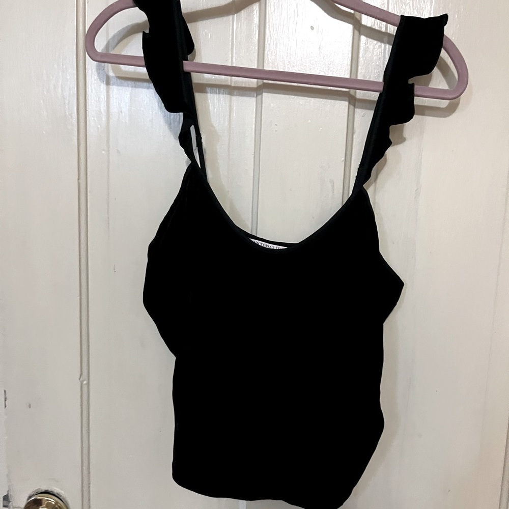 Victorias Secret ruffle strap tank top